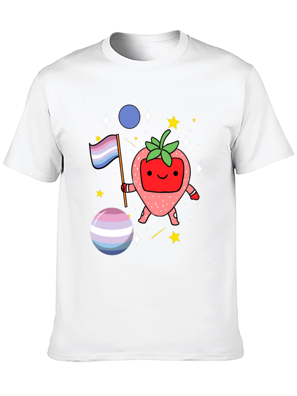 Strawberry LGBTQ+ Pride T-Shirt