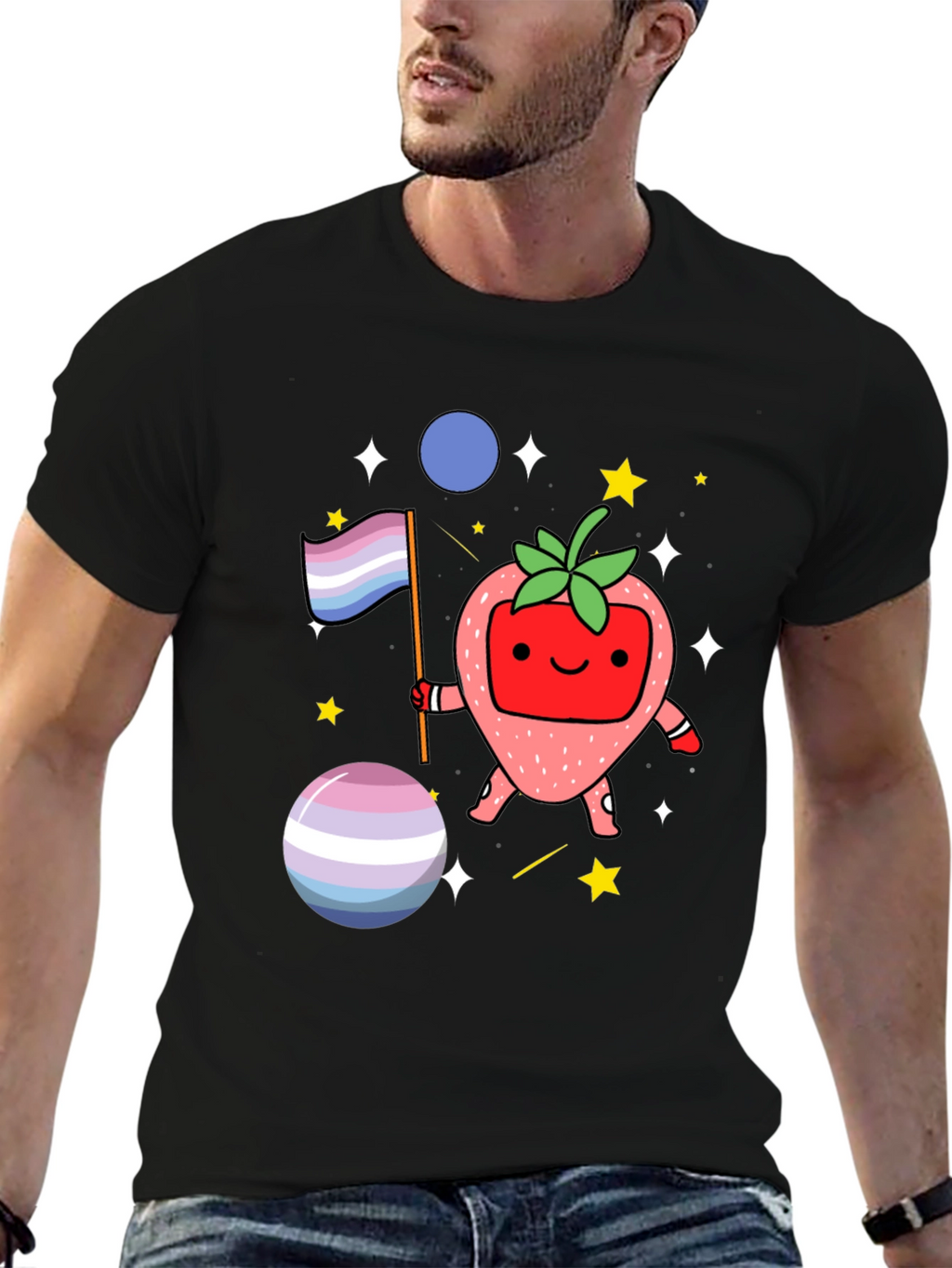Strawberry LGBTQ+ Pride T-Shirt