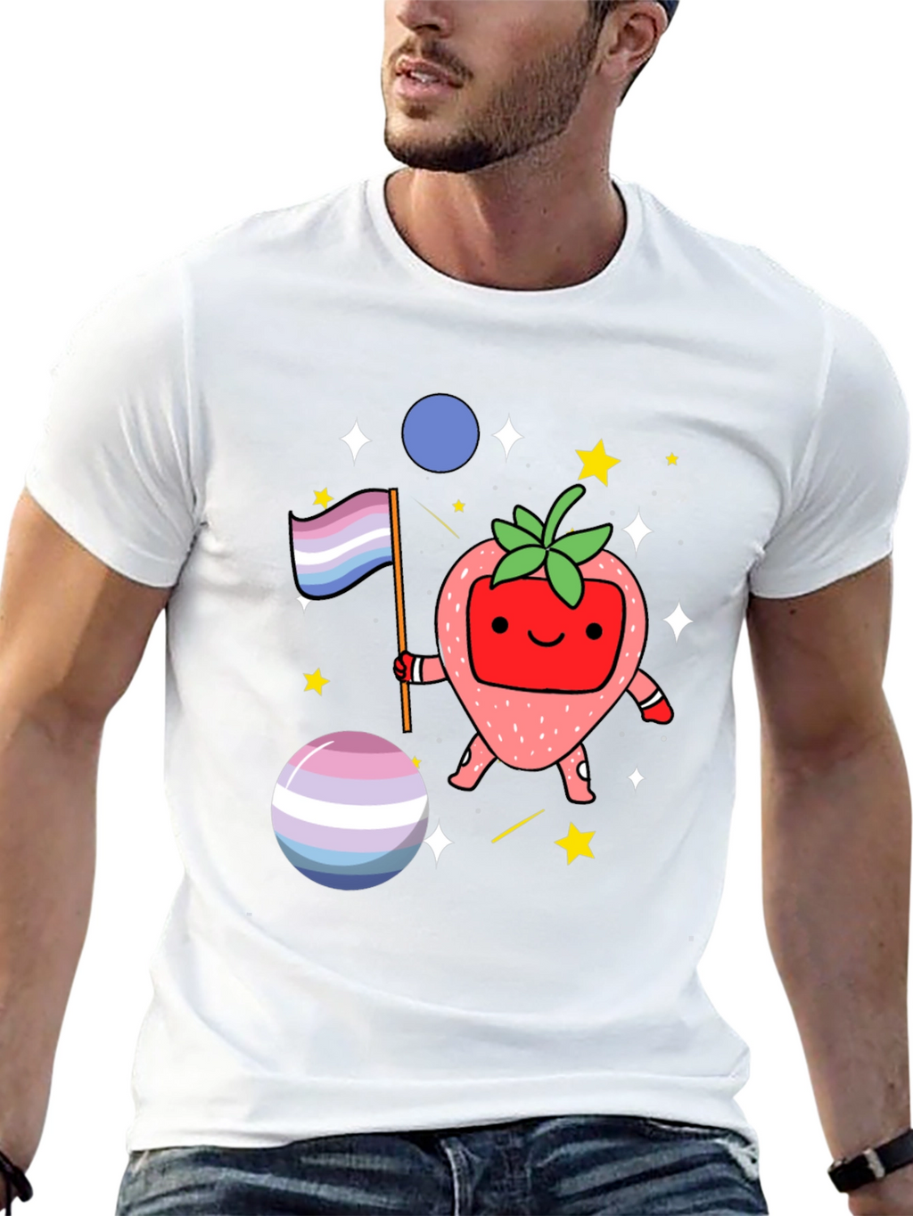 Strawberry LGBTQ+ Pride T-Shirt