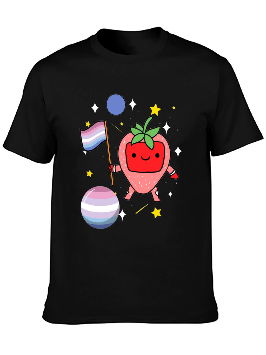 Strawberry LGBTQ+ Pride T-Shirt