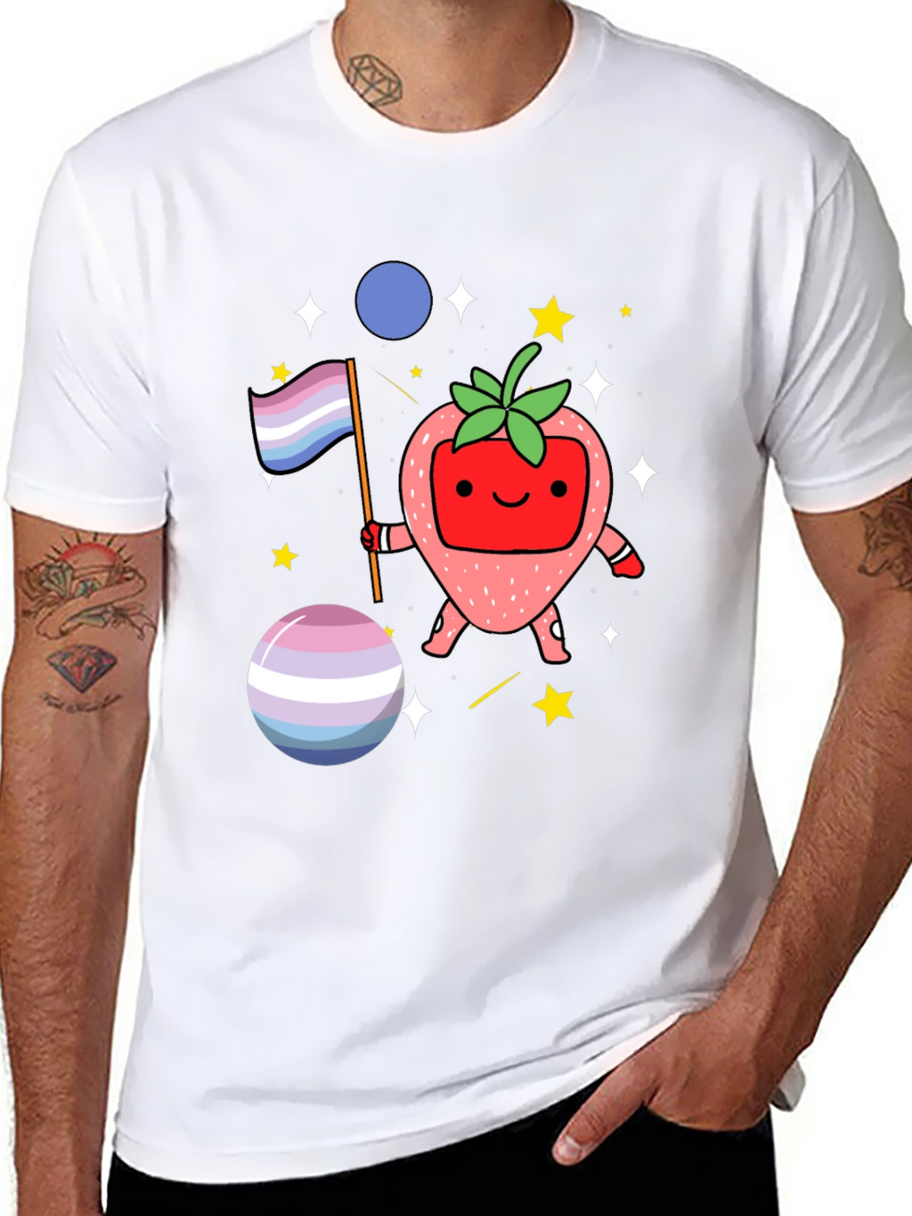 Strawberry LGBTQ+ Pride T-Shirt