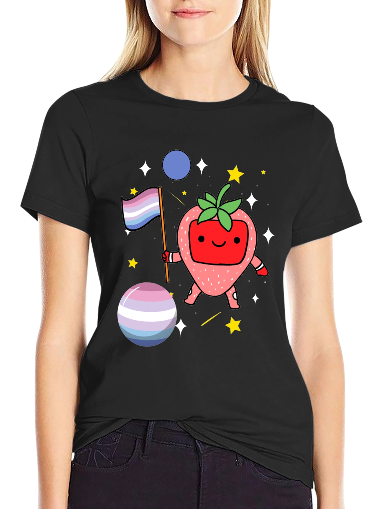 Strawberry LGBTQ+ Pride T-Shirt