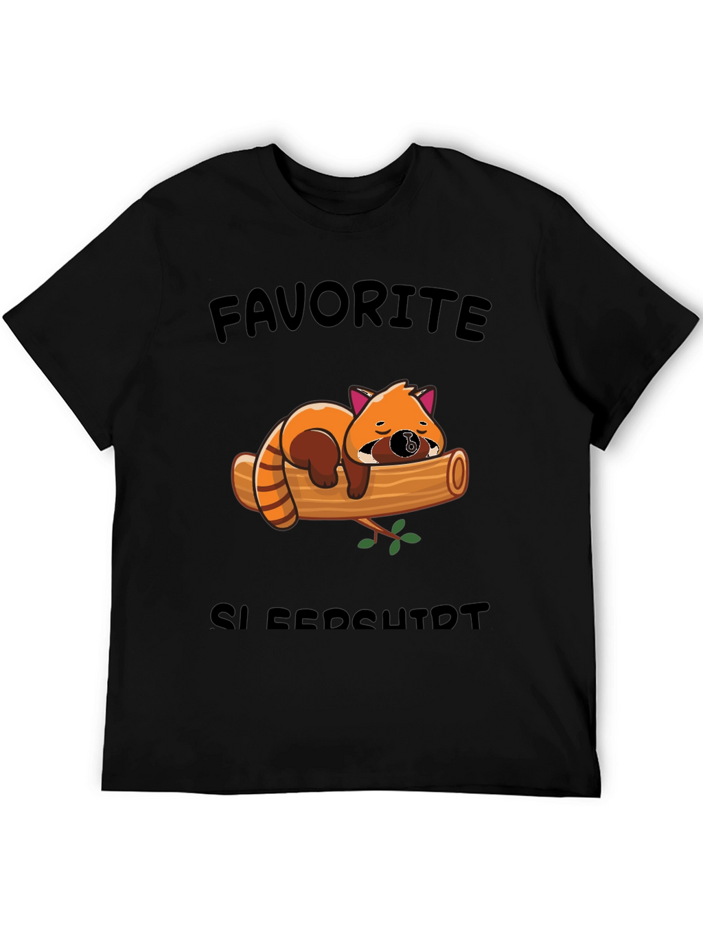 Cute Red Panda Sleeps T-Shirt
