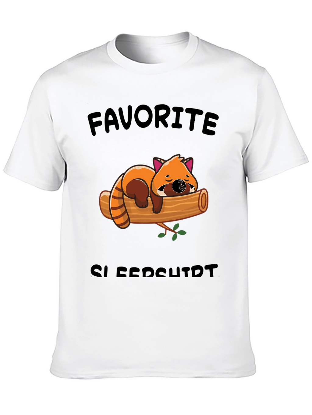 Cute Red Panda Sleeps T-Shirt