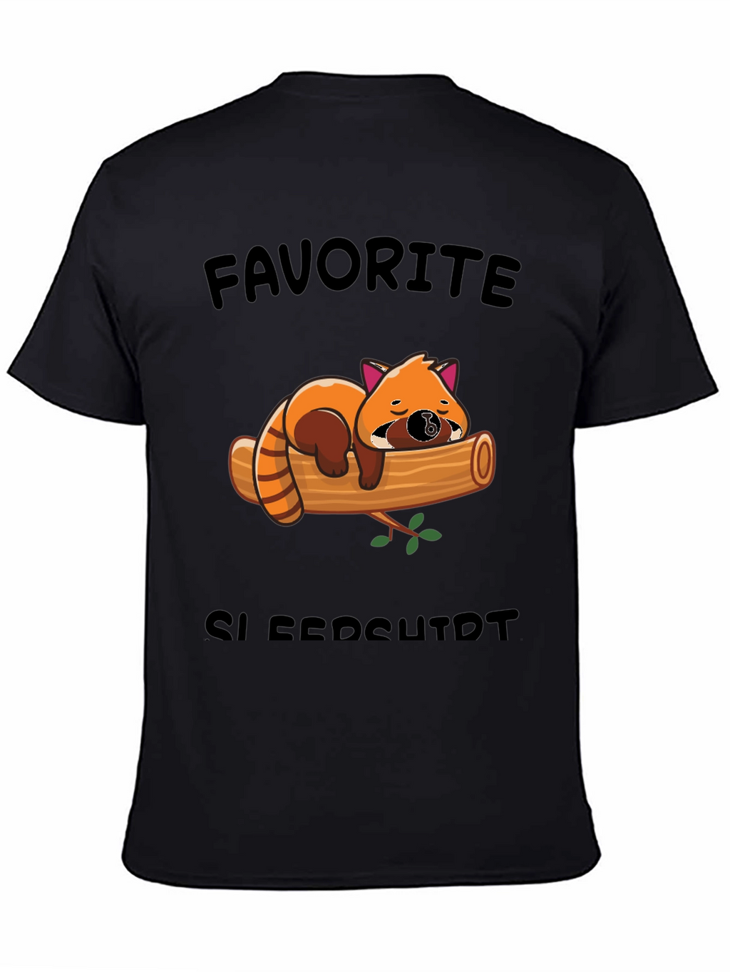 Cute Red Panda Sleeps T-Shirt