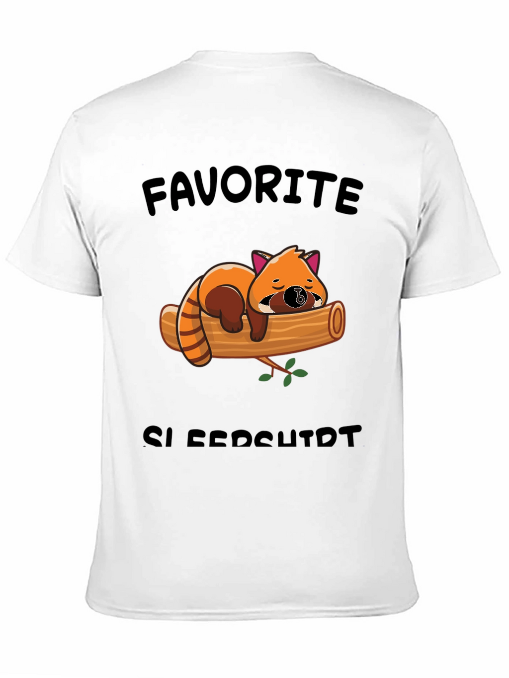 Cute Red Panda Sleeps T-Shirt