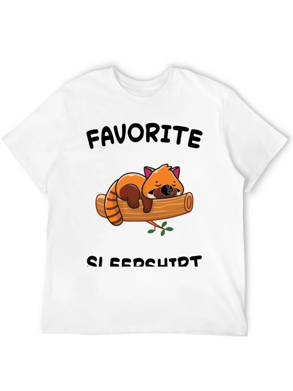 Cute Red Panda Sleeps T-Shirt