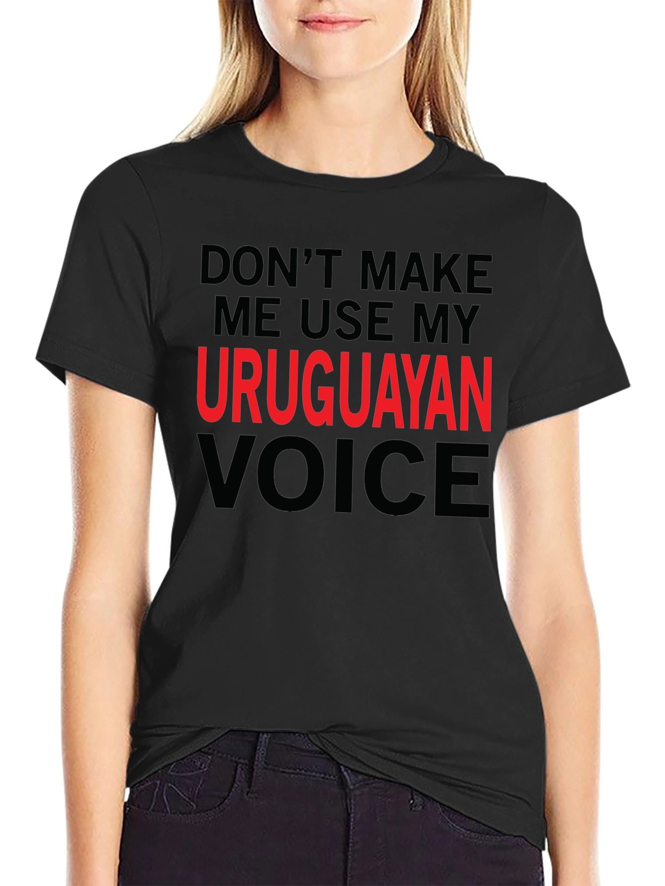 Uruguayan Voice Graphic T-Shirt - Novelty Tee