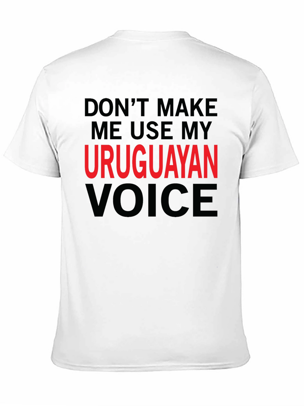 Uruguayan Voice Graphic T-Shirt - Novelty Tee