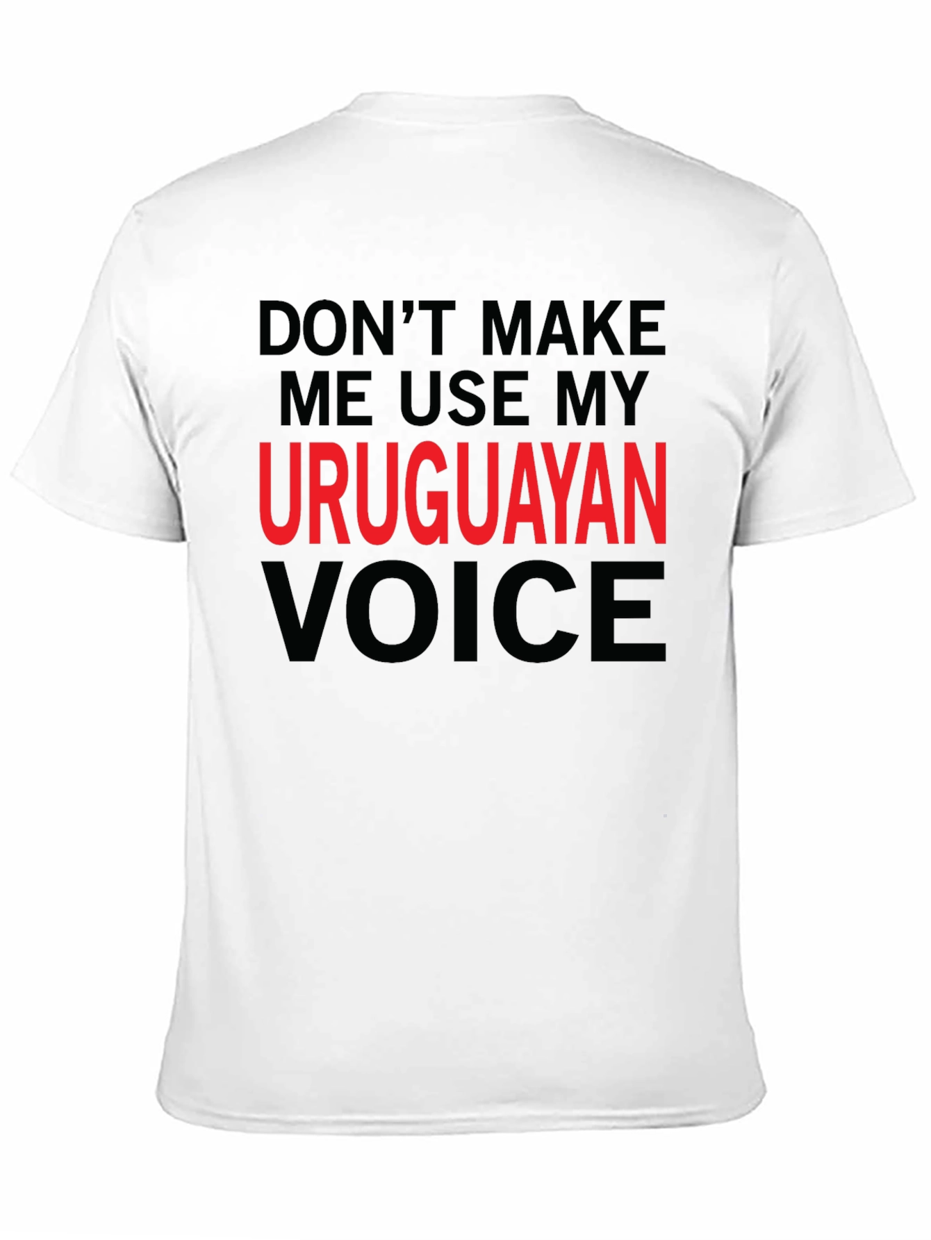 Uruguayan Voice Graphic T-Shirt - Novelty Tee