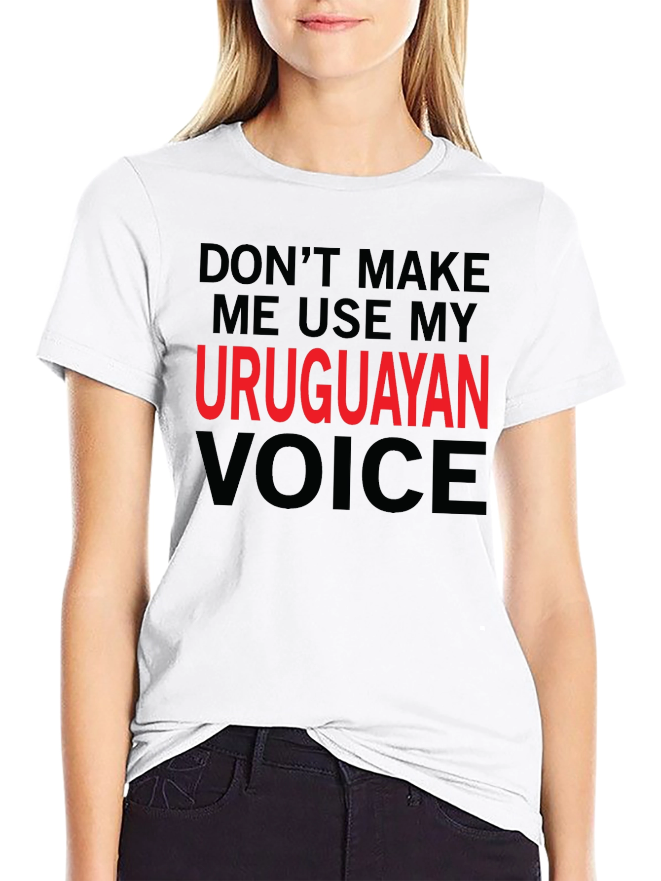 Uruguayan Voice Graphic T-Shirt - Novelty Tee