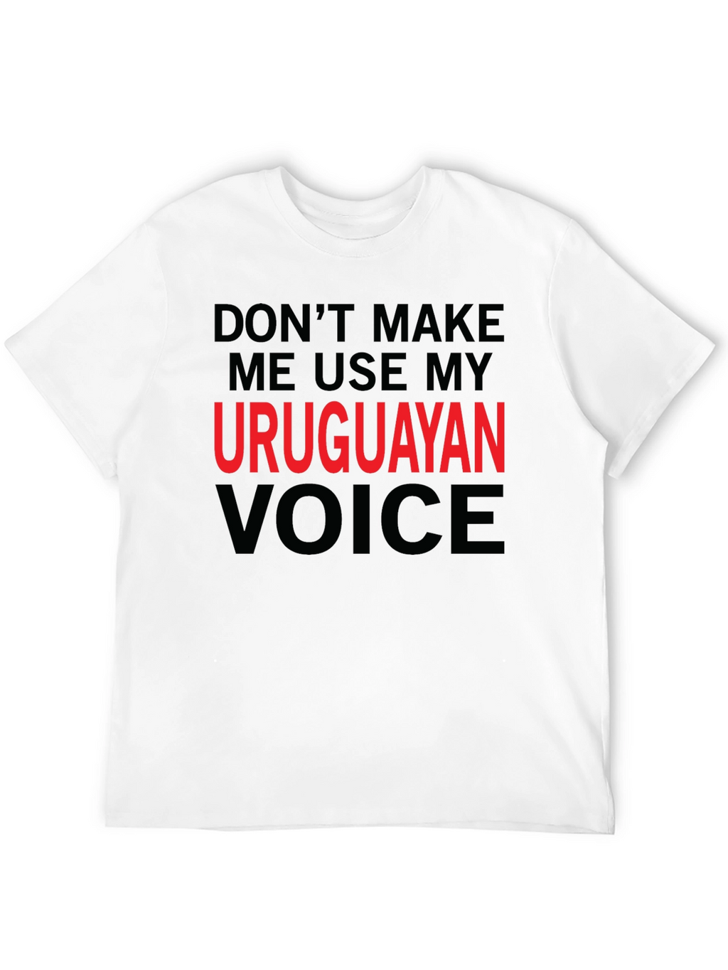 Uruguayan Voice Graphic T-Shirt - Novelty Tee