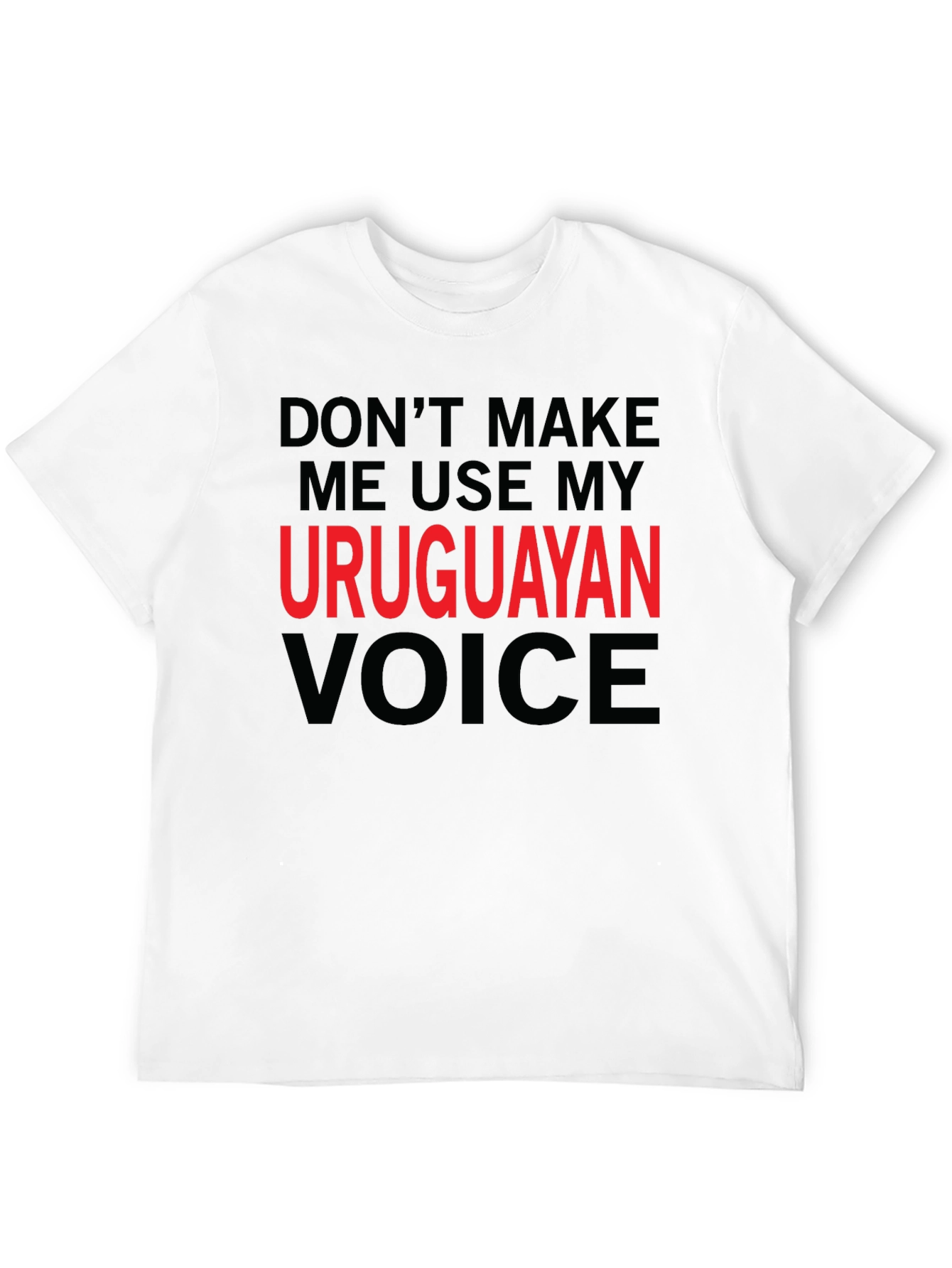 Uruguayan Voice Graphic T-Shirt - Novelty Tee