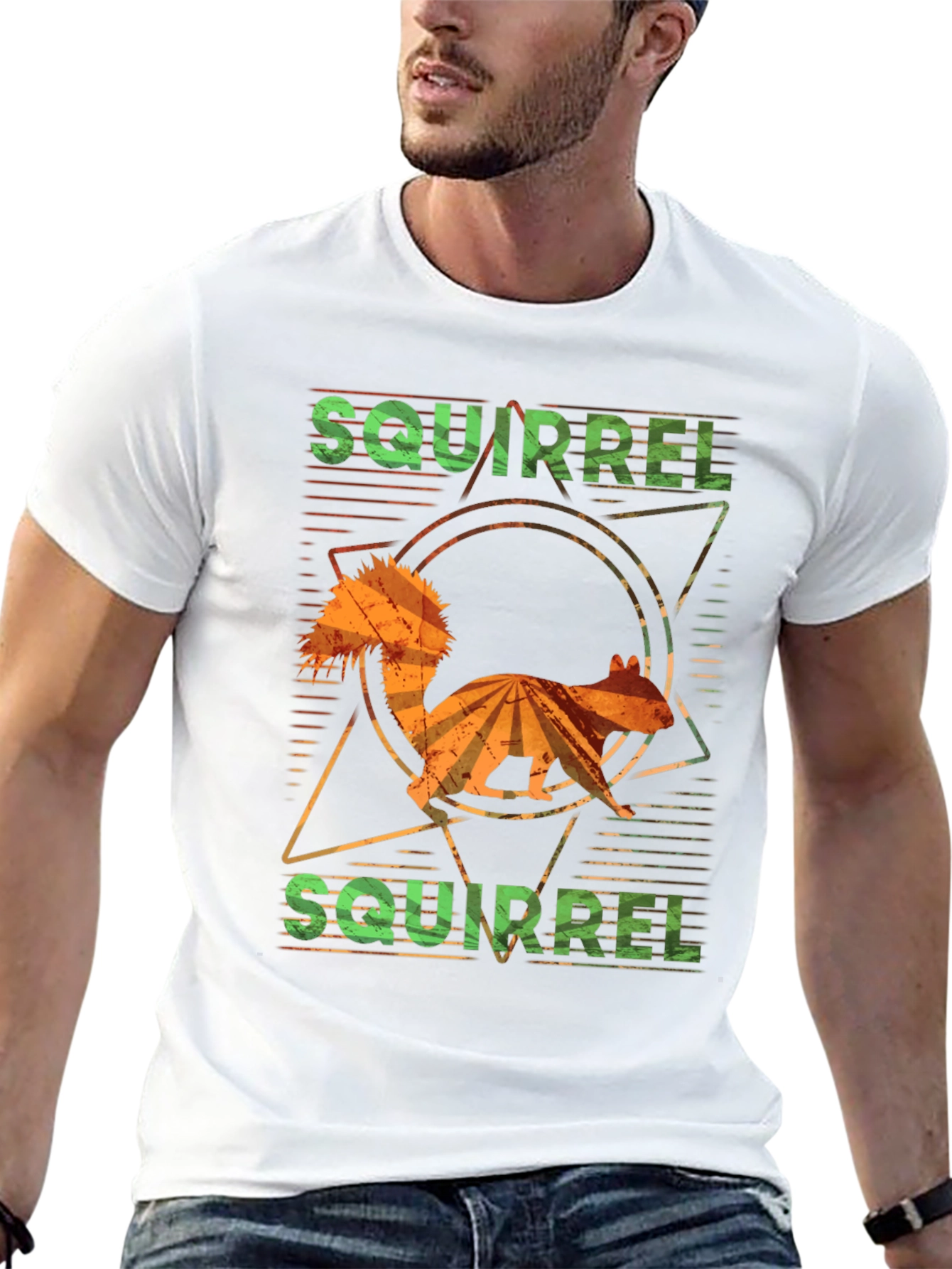 Squirrel T-Shirt Retro Graphic Design