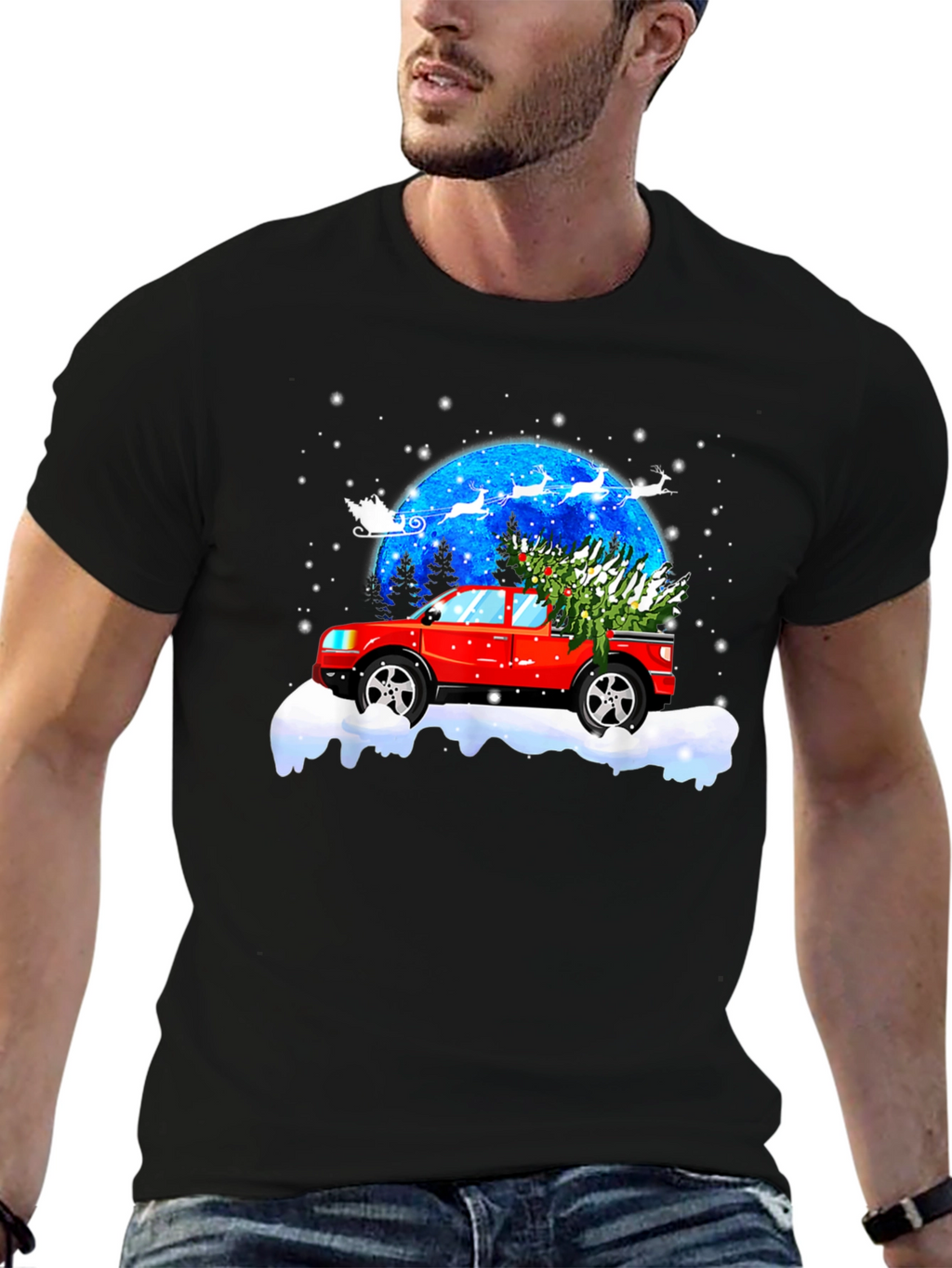 Christmas Truck T-Shirt - Holiday Gift