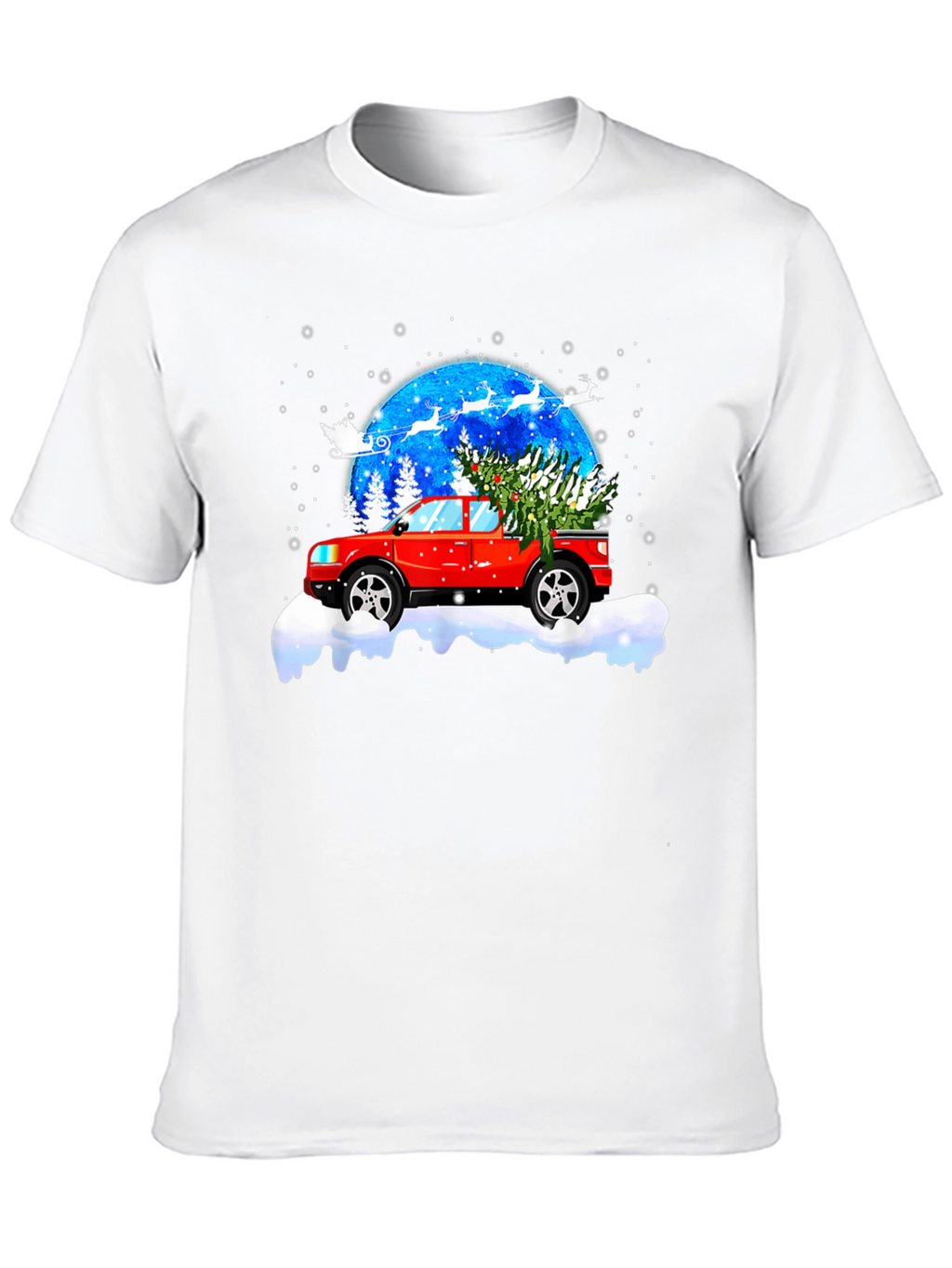 Christmas Truck T-Shirt - Holiday Gift