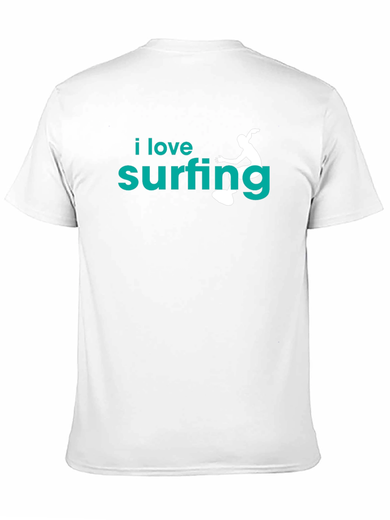 I Love Surfing T-Shirt | Black Tee