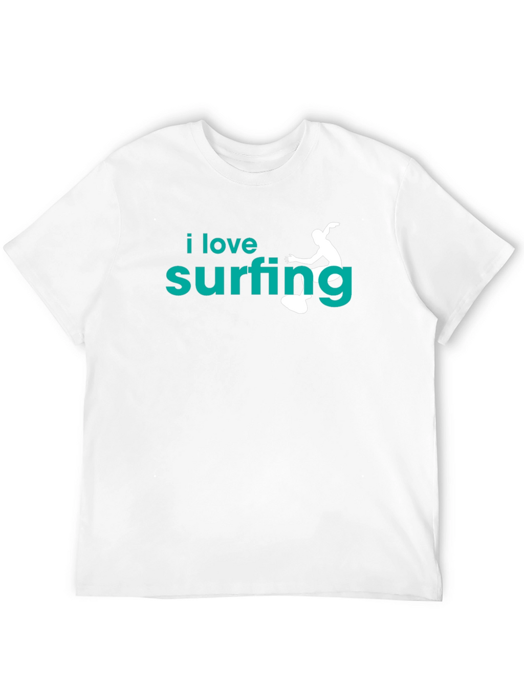 I Love Surfing T-Shirt | Black Tee