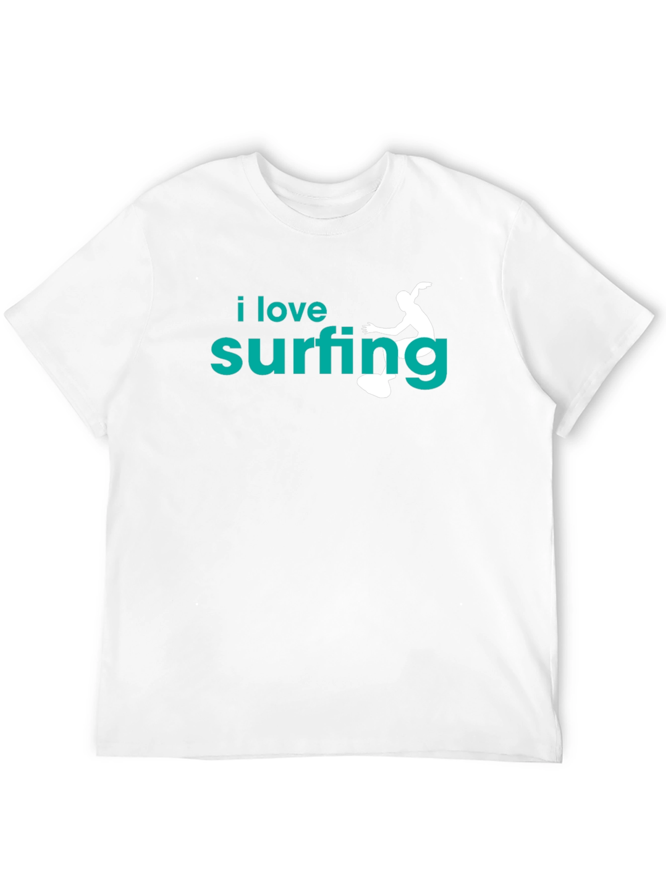 I Love Surfing T-Shirt | Black Tee