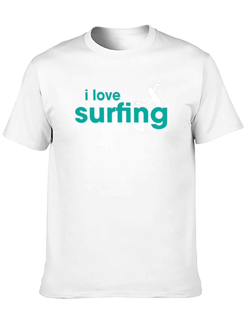 I Love Surfing T-Shirt | Black Tee