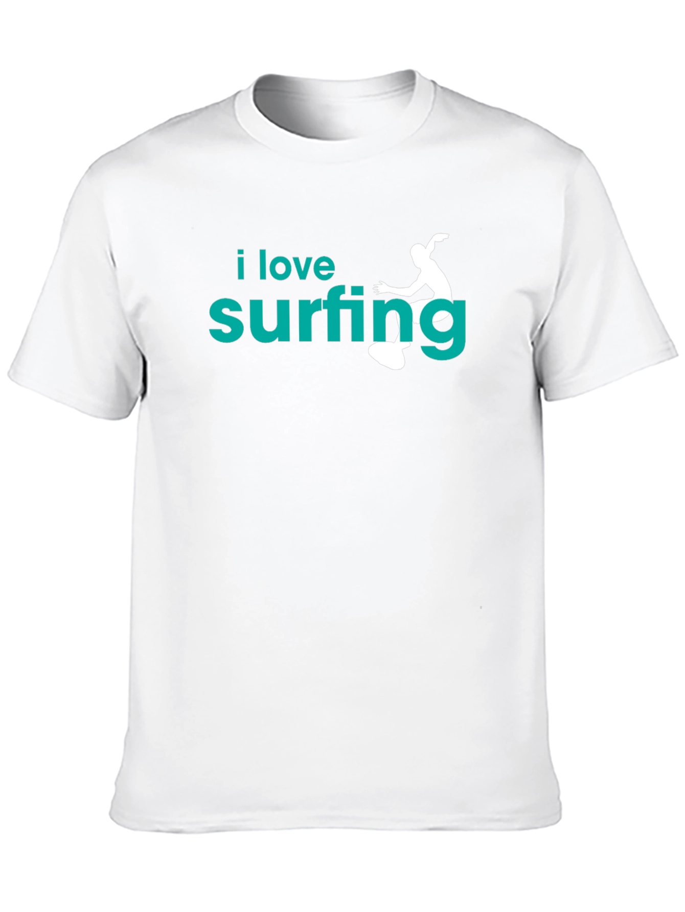 I Love Surfing T-Shirt | Black Tee