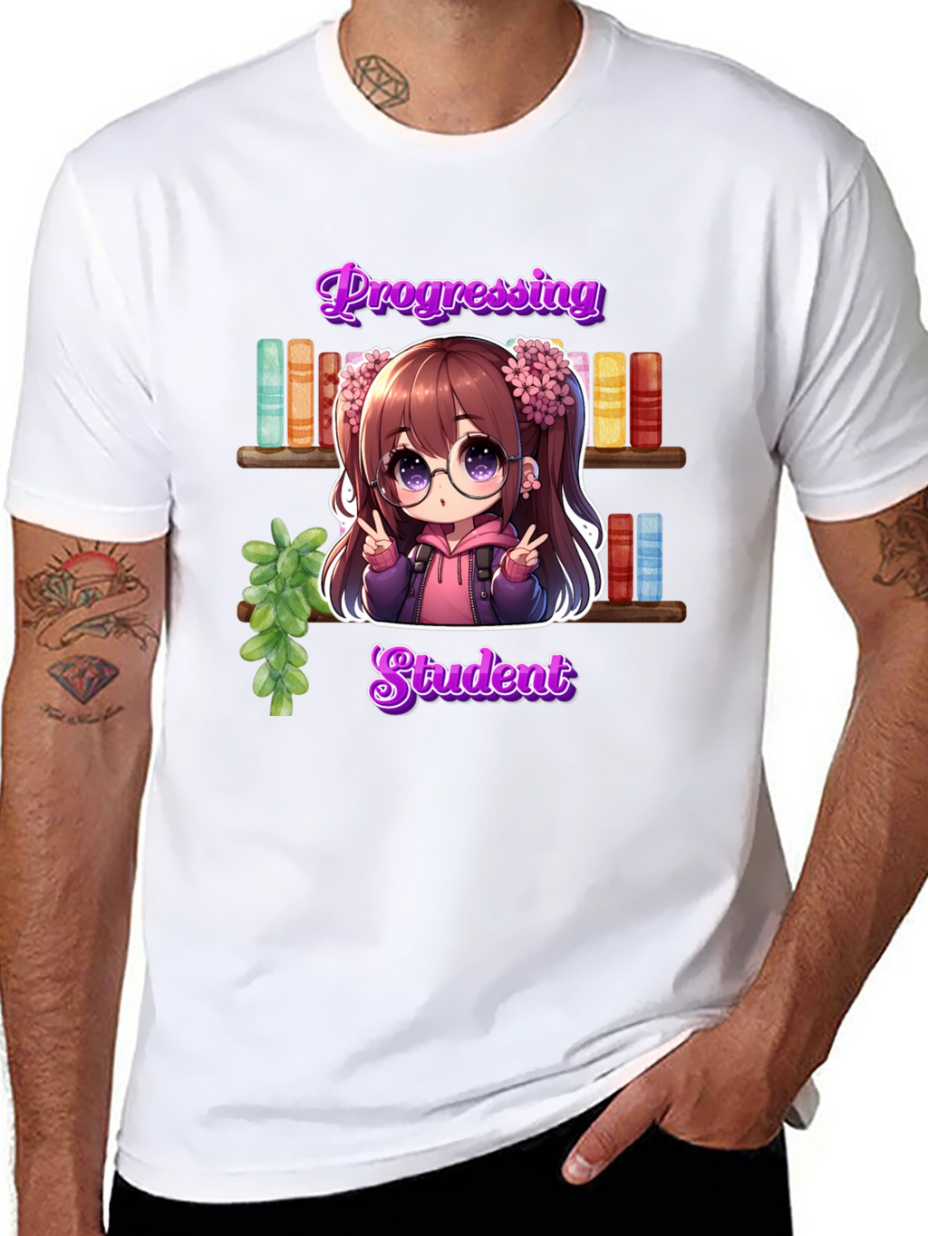 Progressing Student Anime T-Shirt