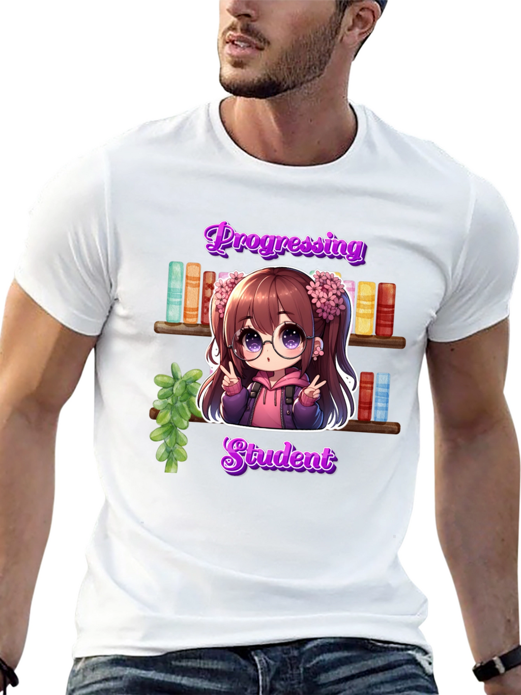 Progressing Student Anime T-Shirt