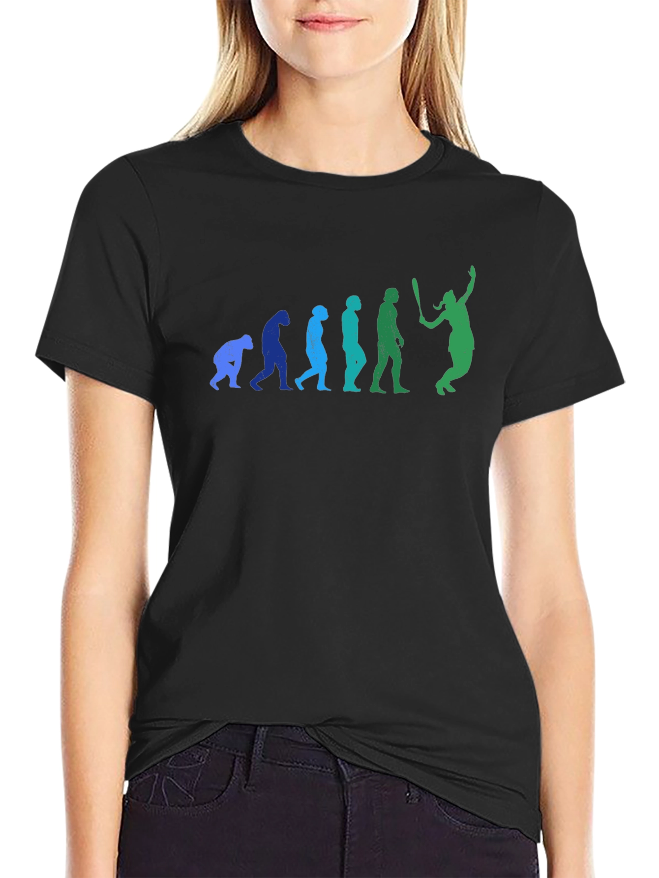 Evolution of Baseball T-Shirt - Funny Graphic Tee