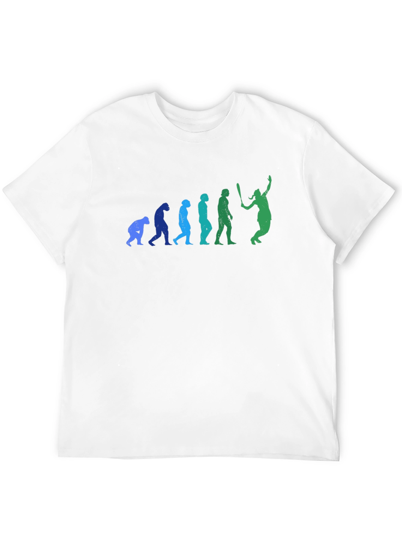 Evolution of Baseball T-Shirt - Funny Graphic Tee