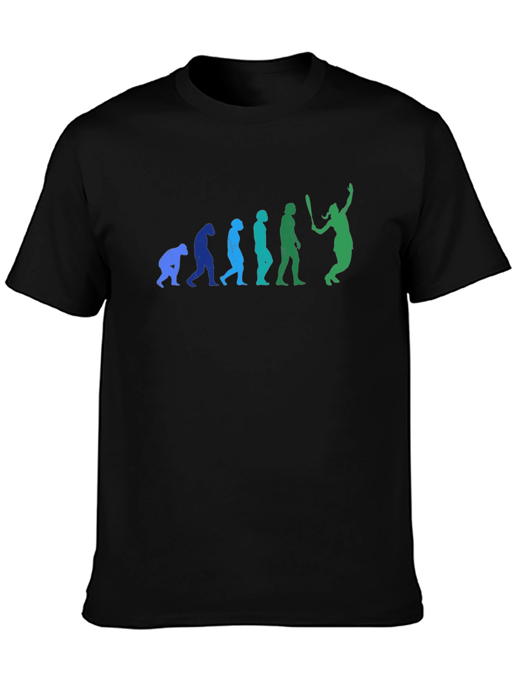 Evolution of Baseball T-Shirt - Funny Graphic Tee