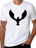 Black Bird Graphic T-Shirt - Stylish Casual Tee