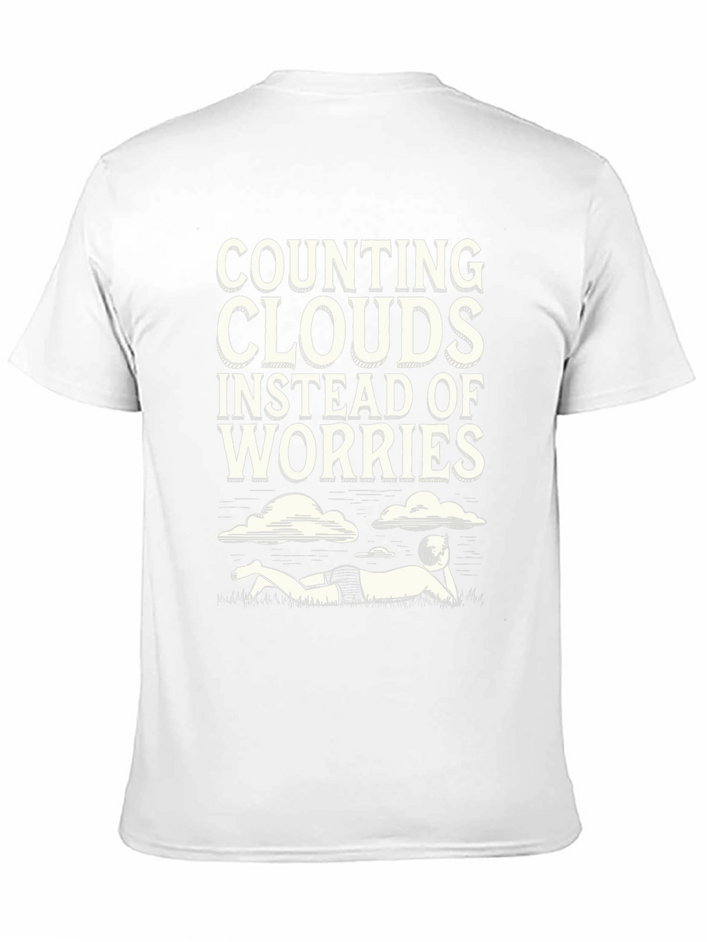 Counting Clouds Graphic Tee - Relaxed Vibes