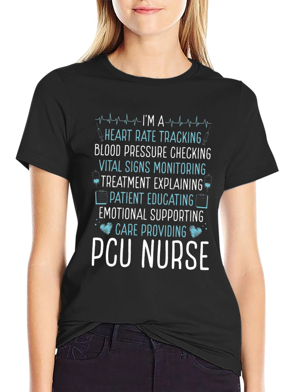 PCU Nurse T-Shirt - Heart Rate Monitoring