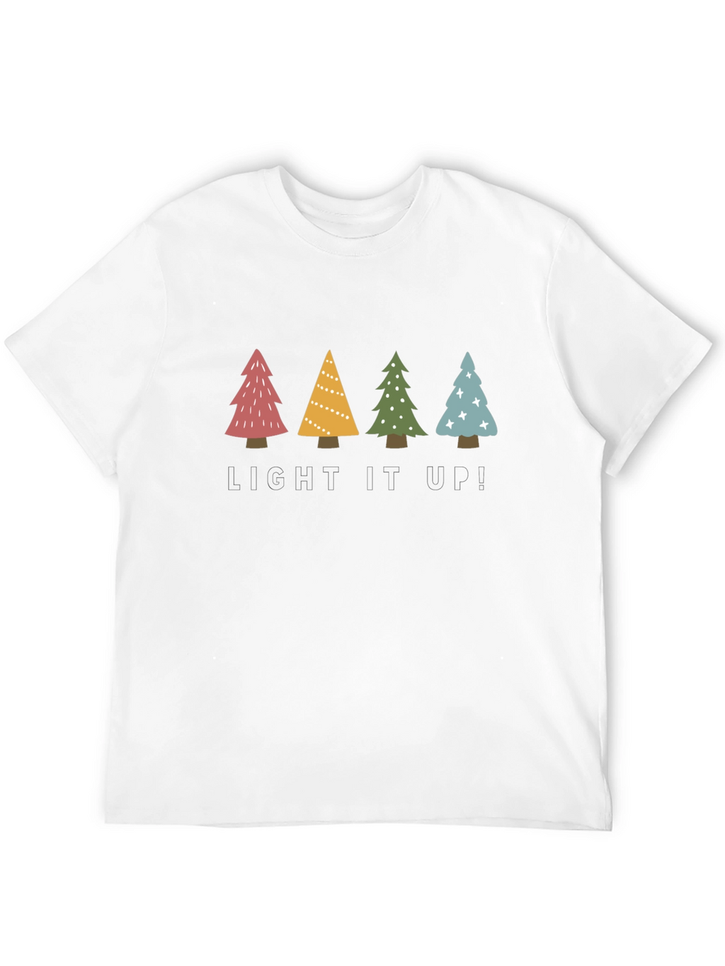Festive Christmas Trees Graphic T-Shirt