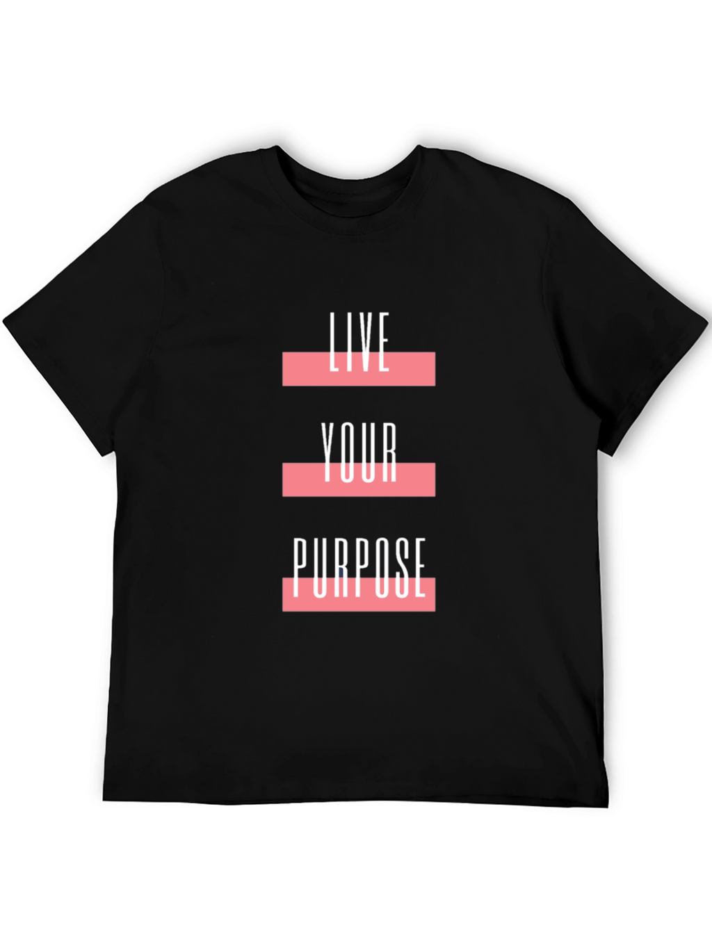 Live Your Purpose Graphic Tee - Black