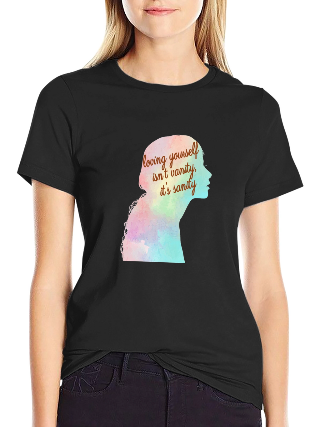 Loving Yourself Sanity Tee - Stylish Graphic T-Shirt