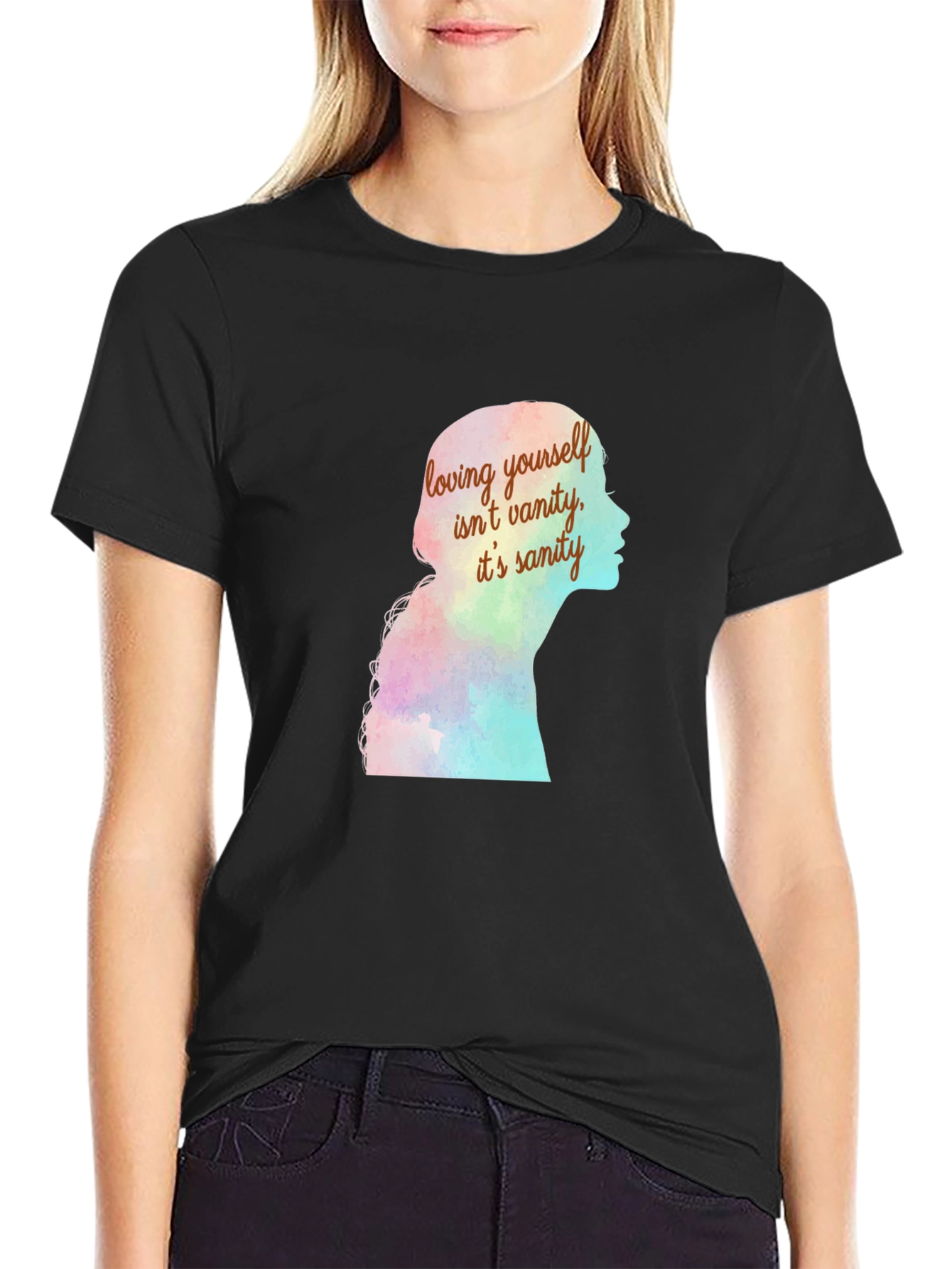 Loving Yourself Sanity Tee - Stylish Graphic T-Shirt