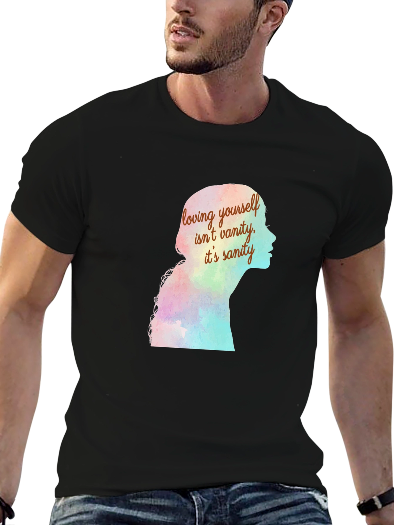 Loving Yourself Sanity Tee - Stylish Graphic T-Shirt
