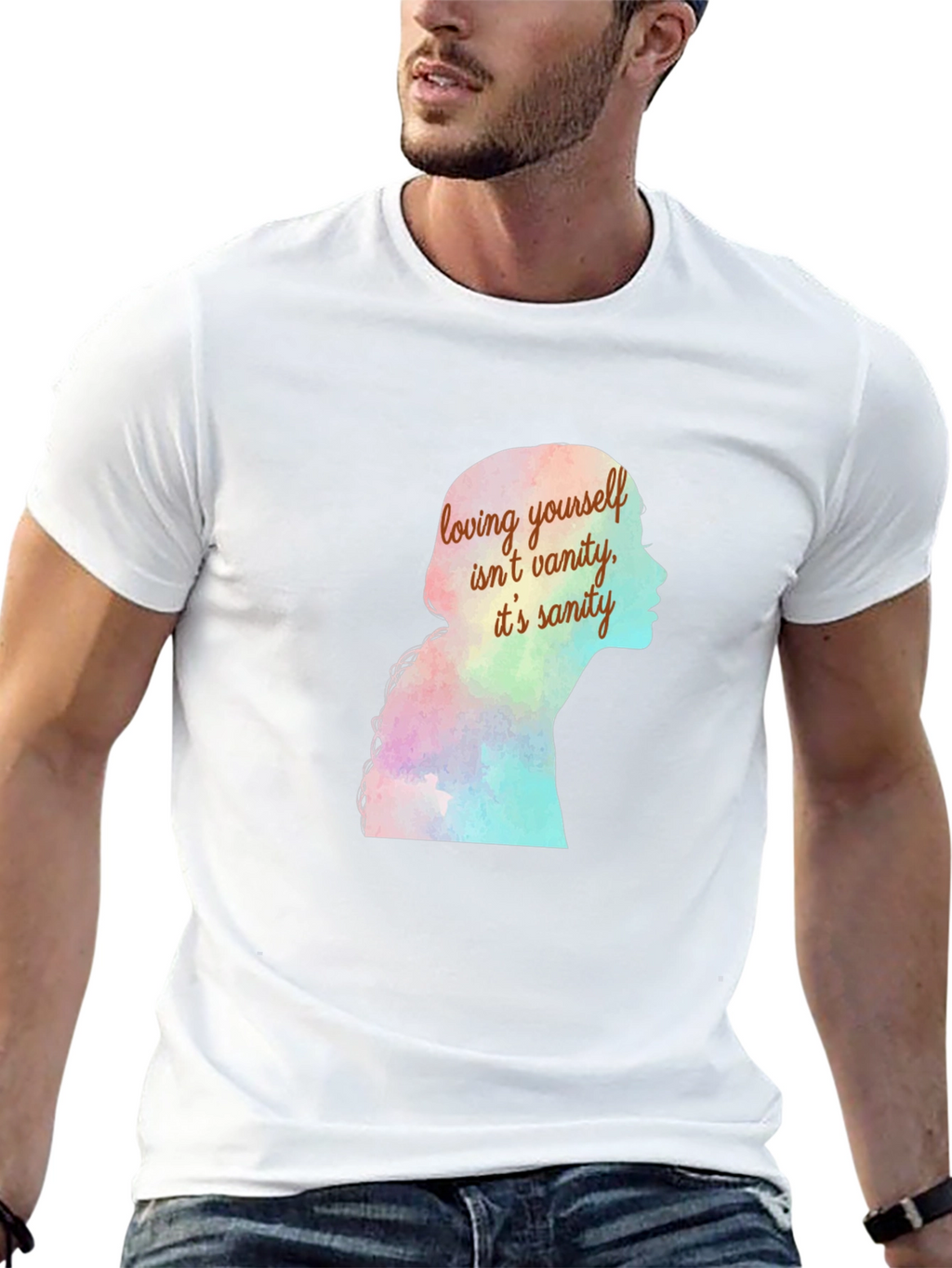 Loving Yourself Sanity Tee - Stylish Graphic T-Shirt