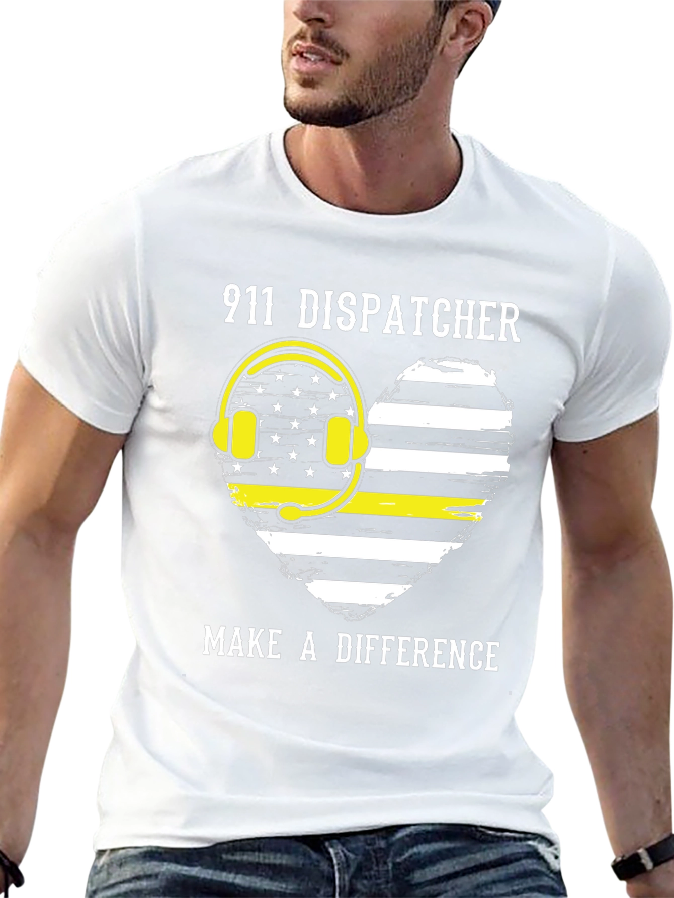 911 Dispatcher T-Shirt - Make A Difference