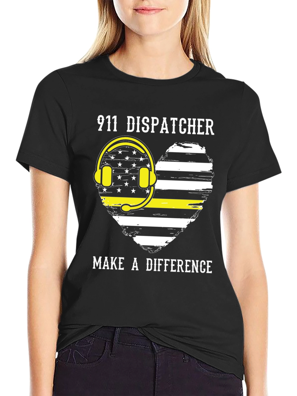 911 Dispatcher T-Shirt - Make A Difference