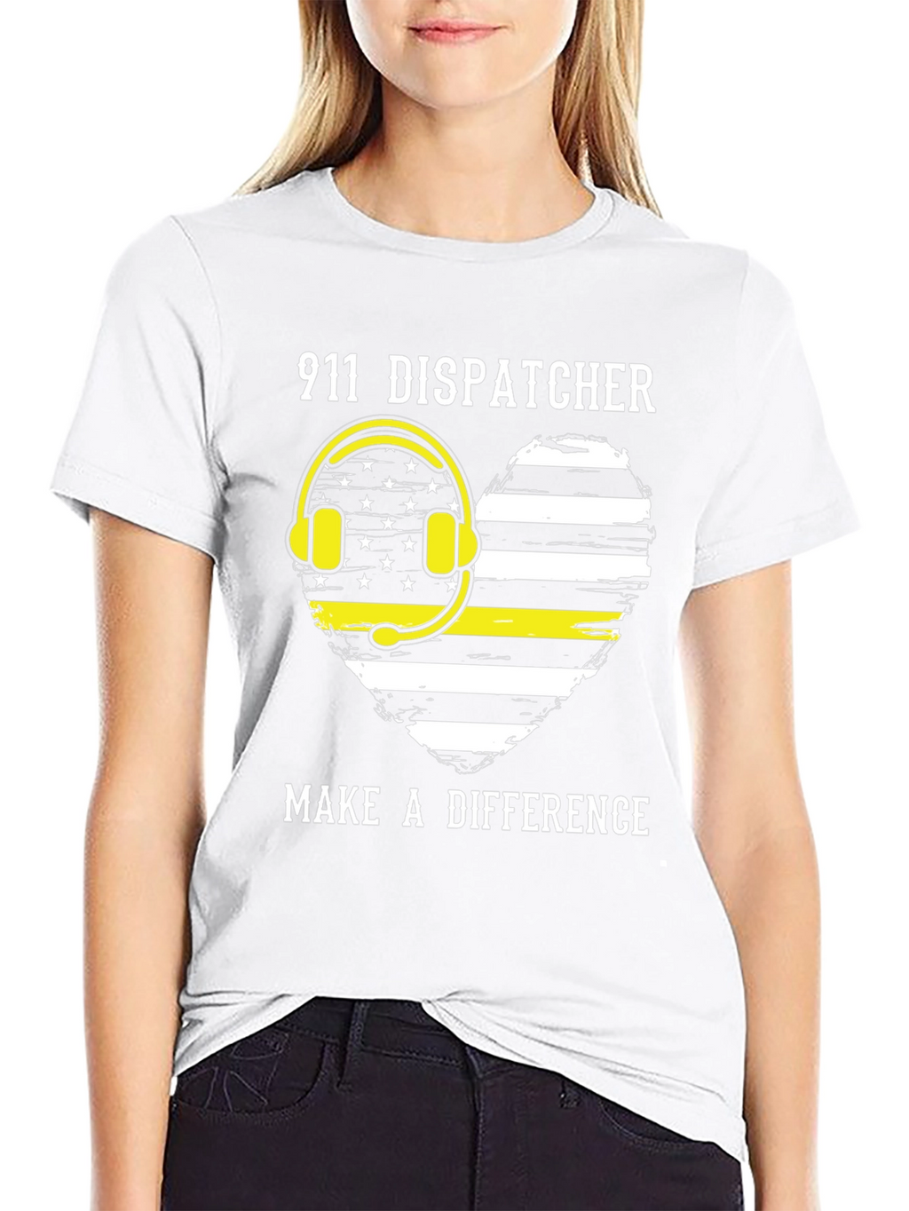 911 Dispatcher T-Shirt - Make A Difference