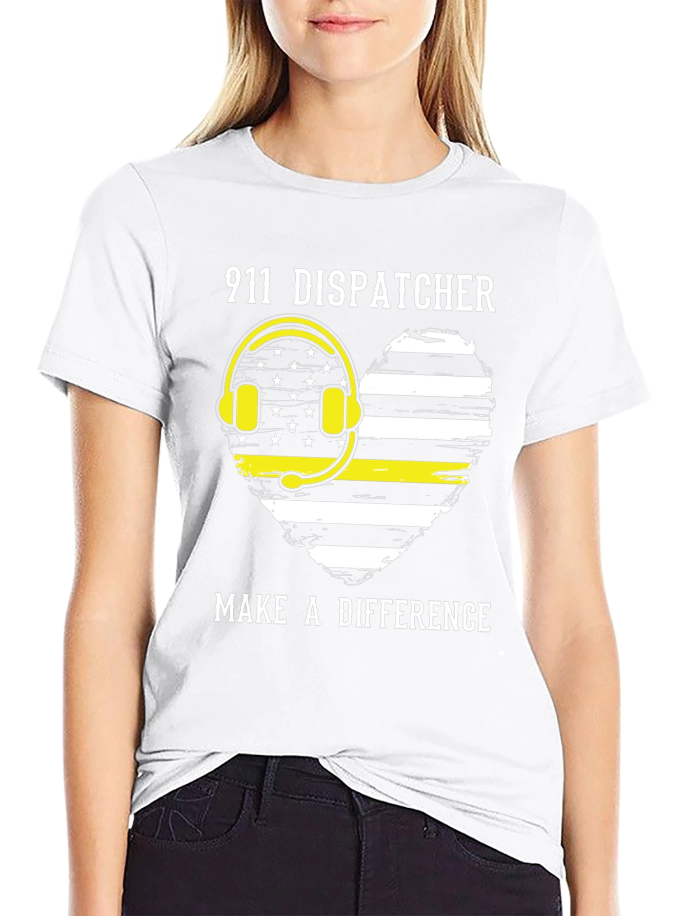 911 Dispatcher T-Shirt - Make A Difference