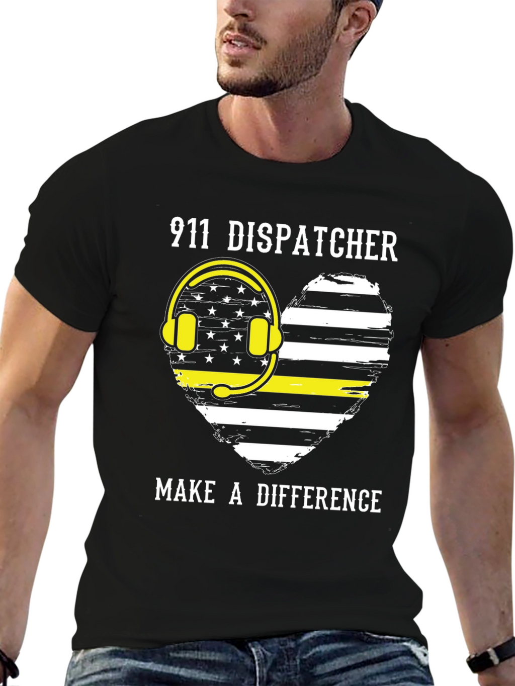 911 Dispatcher T-Shirt - Make A Difference