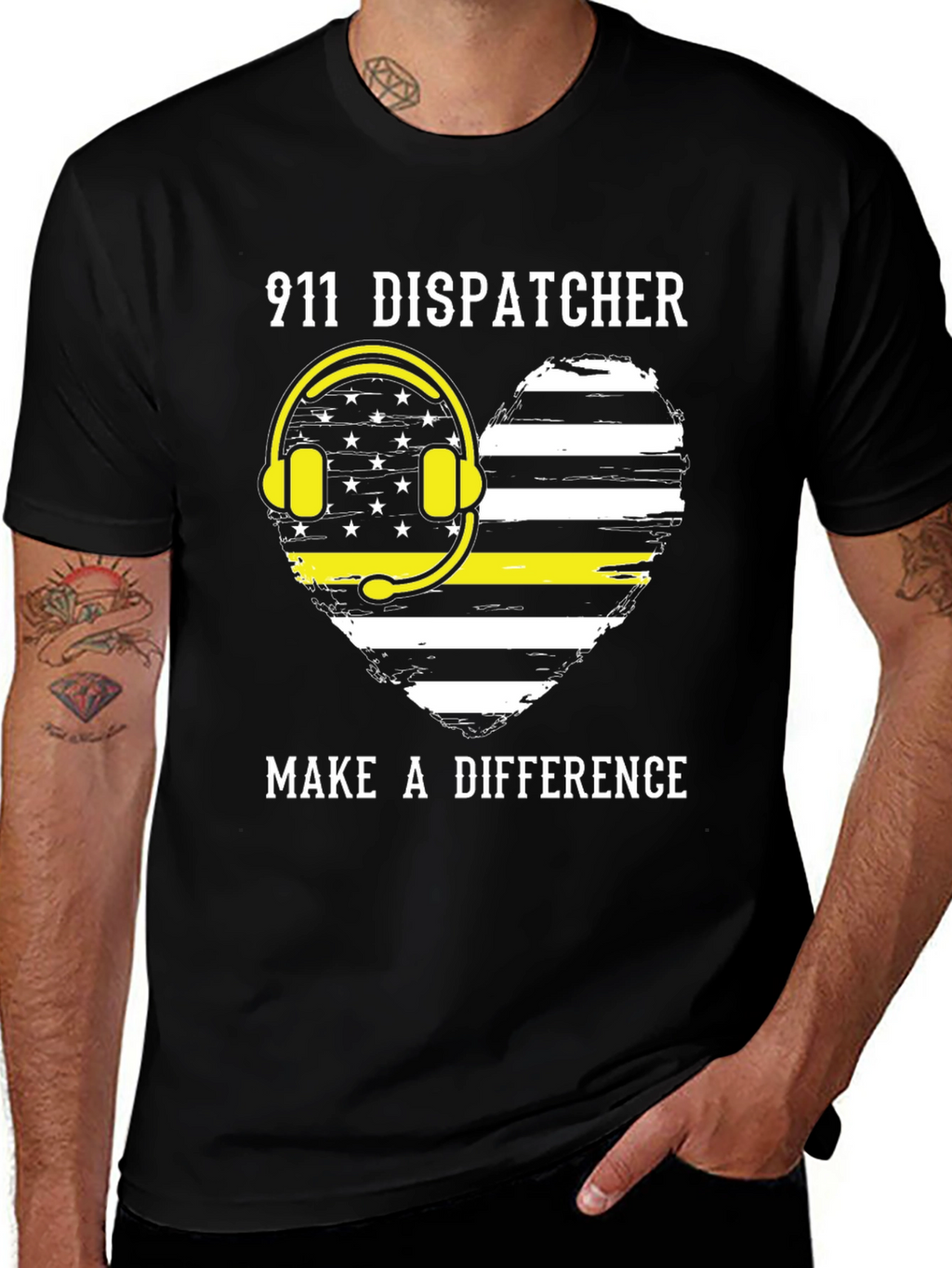 911 Dispatcher T-Shirt - Make A Difference