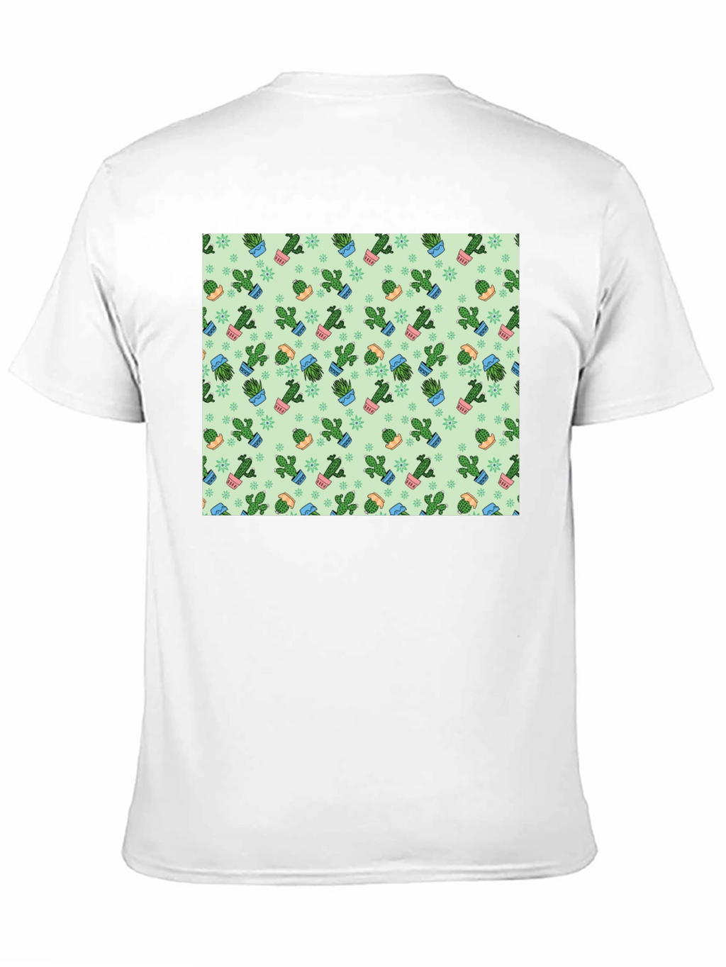 Cactus Print Mens T-Shirt