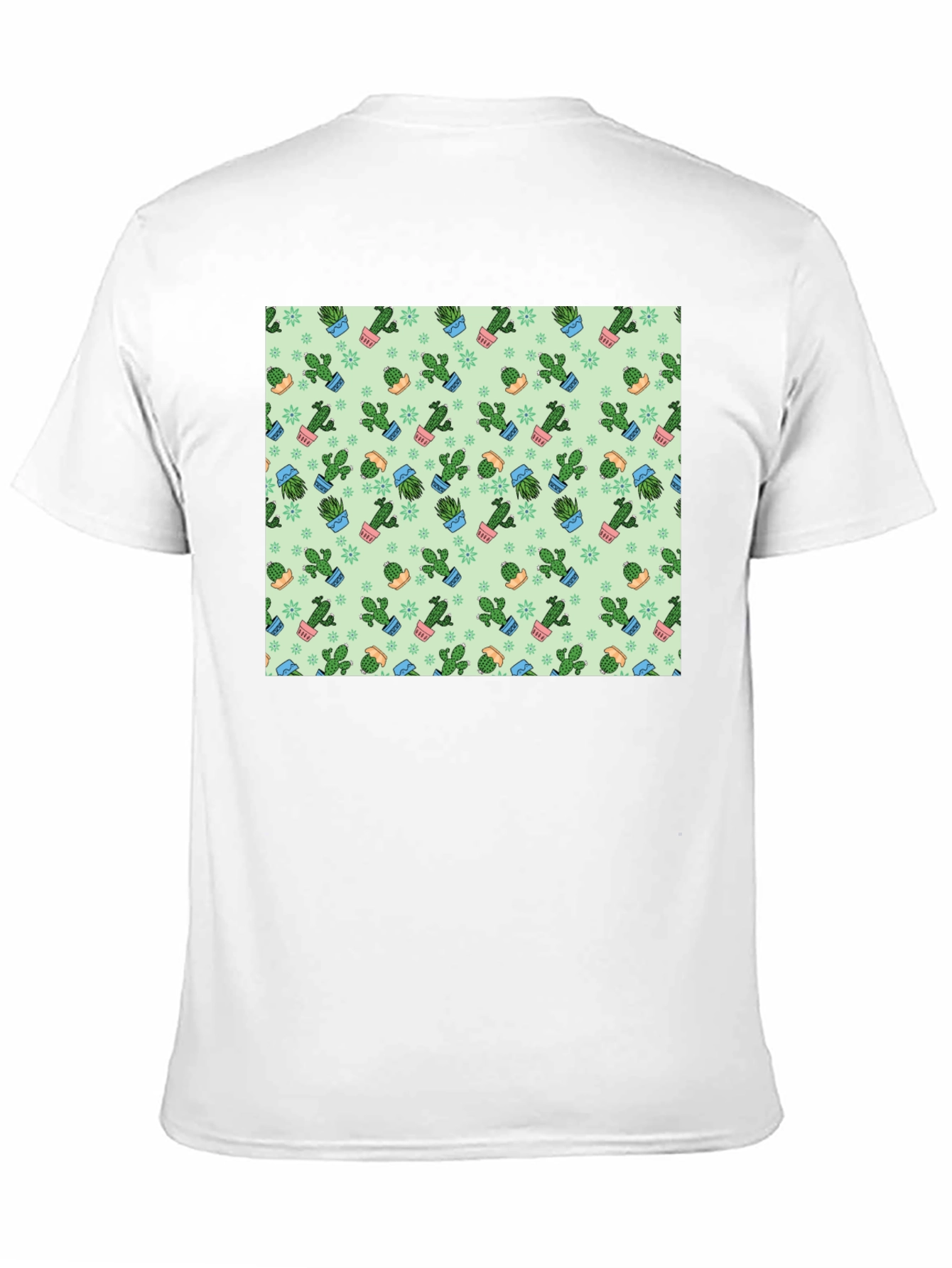 Cactus Print Mens T-Shirt