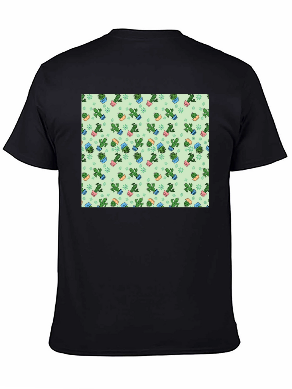 Cactus Print Mens T-Shirt