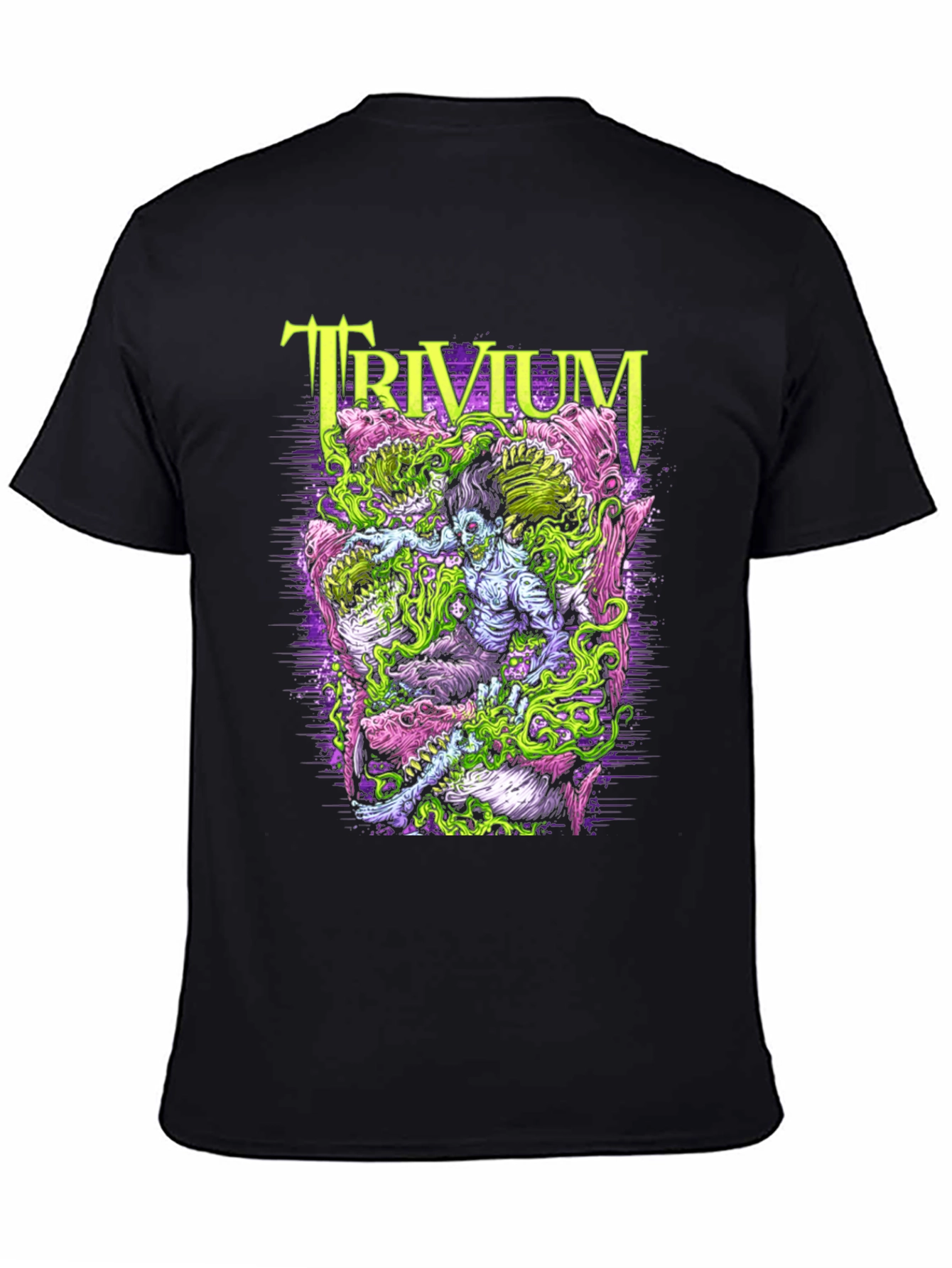 Trivium Band Tee - Monster Graphic Print - Rock Concert Shirt