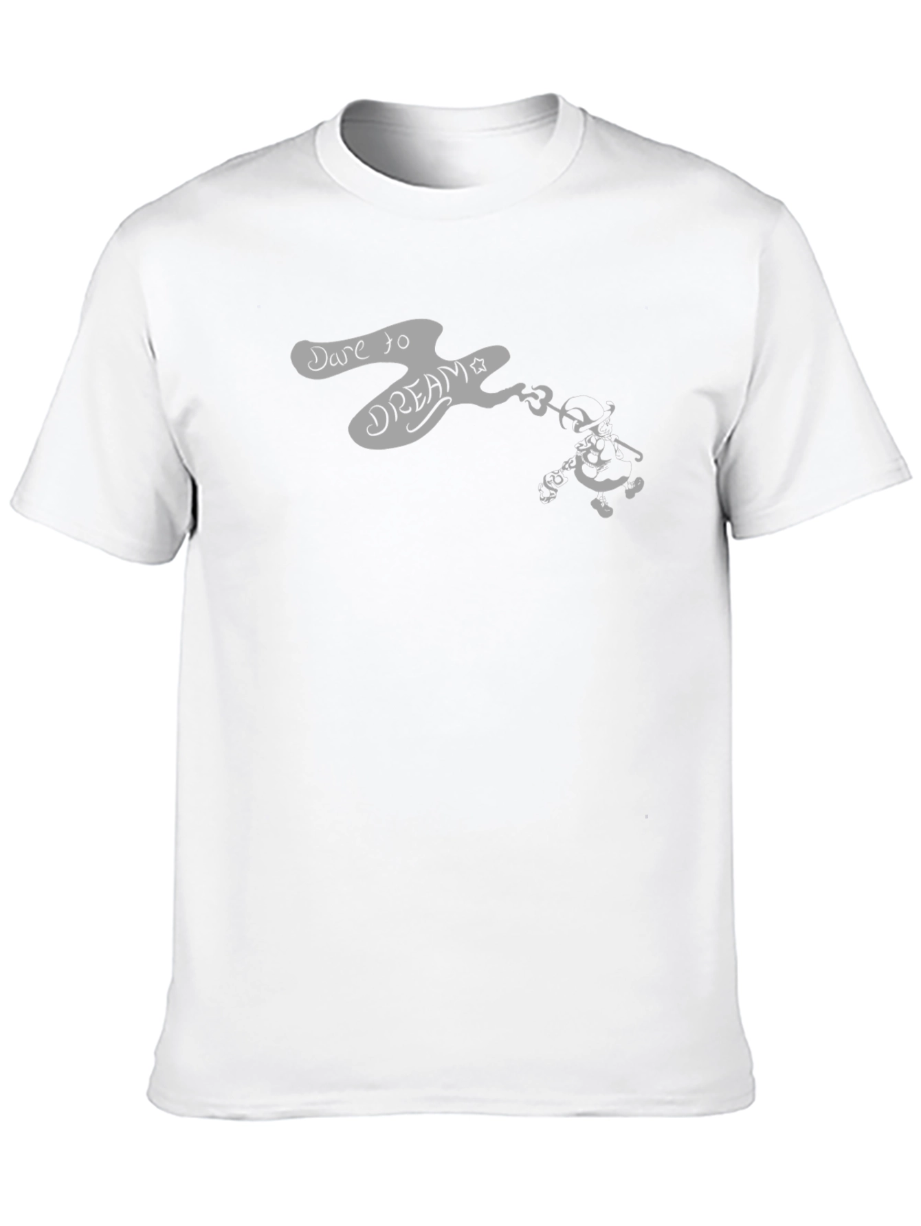 Dare to Dream Black Graphic T-Shirt